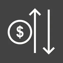 Increase And Decrease Percent Rate Isolated Vector Image - Landscape Patterns - Perfect Ultra HD Collection