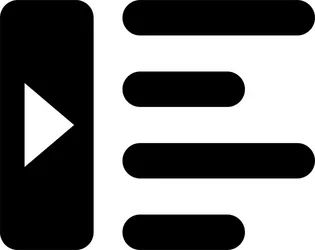 Paragraph Decrease Format Icon Royalty Free Vector Image - Elegant Landscape Photo - Mobile