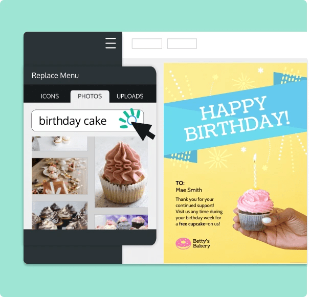Online birthday card maker (with stunning templates)