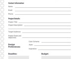 Free Web Design Form Templates Venngage