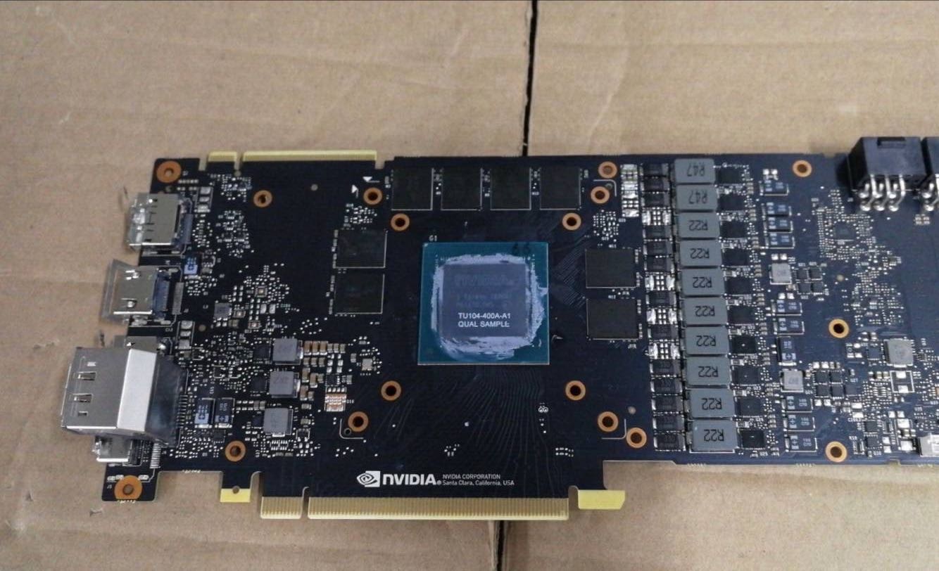 Now nvidia is giving miners what they want . NVIDIA GeForce RTX 2080 Turing TU104 GPU and Reference PCB