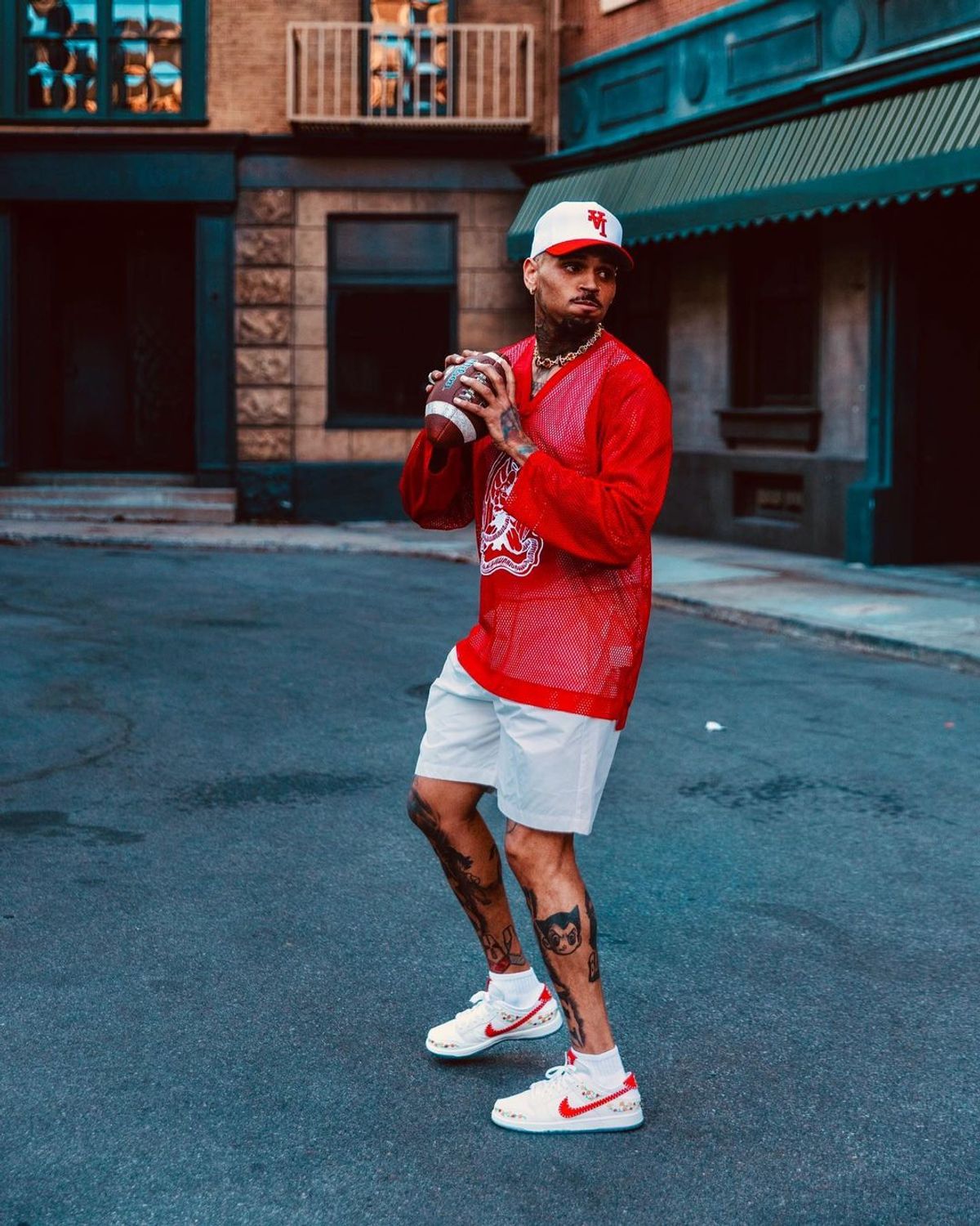 Chris brown outfit from august 17, 2023