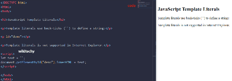 Mastering Dynamic Strings In Javascript With Template Literals By Ungalganeshtech Javascript - Desktop Nature Textures for Desktop
