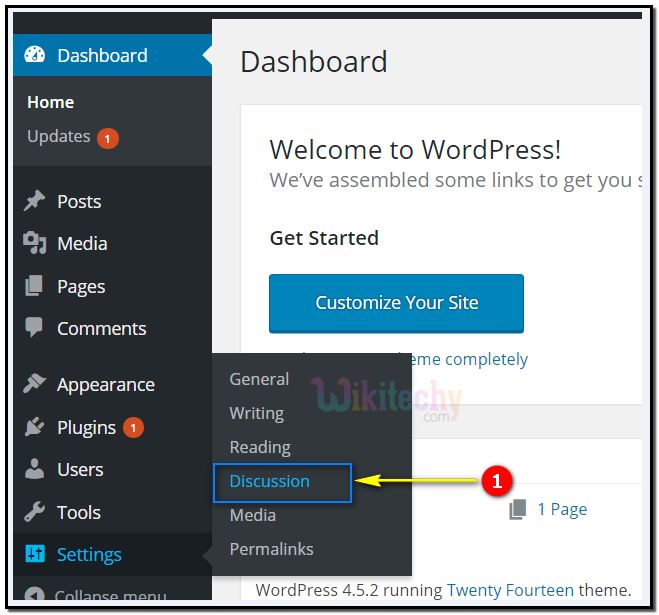 Wordpress Discussion Settings Wordpress Tutorial Wikitechy - Premium Vintage Art - Ultra HD