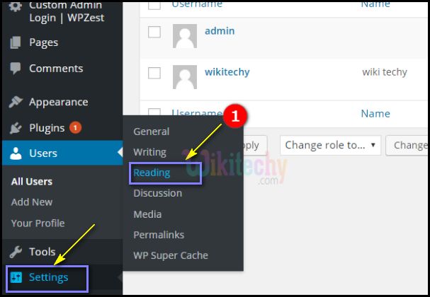 Wordpress Reading Settings Wordpress Tutorial Wikitechy - Premium Abstract Wallpaper Gallery - Retina