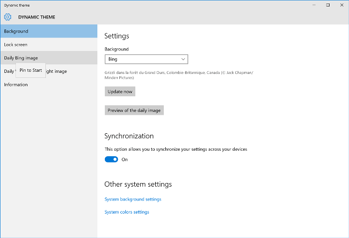 Fish and corals · 6. Dynamic Theme App Customizes Your Windows 10 Lockscreen And Background Photos
