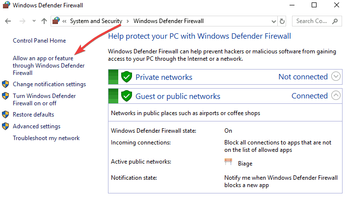 How To Fix Windows Firewall Has Blocked Some Features On Windows 10 Youll need to provide admin permission to do this if youre not already signed into an administrator account. How To Fix Windows Firewall Has Blocked Some Features On Windows 10 Locate CRiot GamesVALORANTliveVALORANTexe for the new firewall exceptions and click OK.