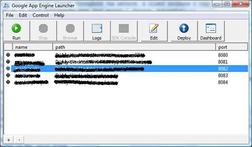 Google App Engine Launcher