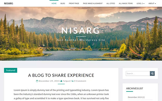 Select the reading tab to open . 53 Best Free WordPress Blog Themes for 2018