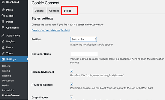 Explain to users how you collect their information. How to Add a Cookies Popup in WordPress