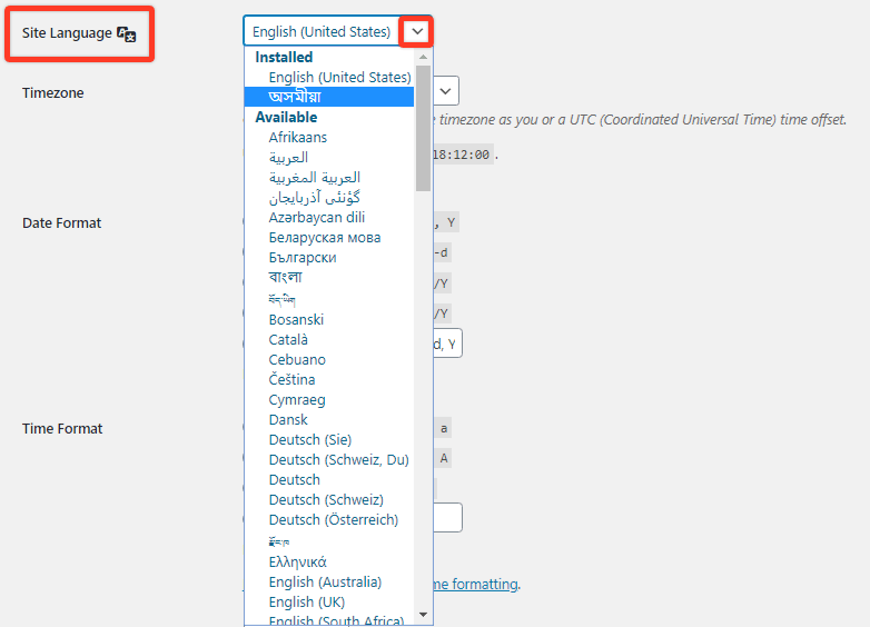 Style your wordpress language switcher to match your design · 4. How To Change WordPress Site Language? - WordPress Download Manager