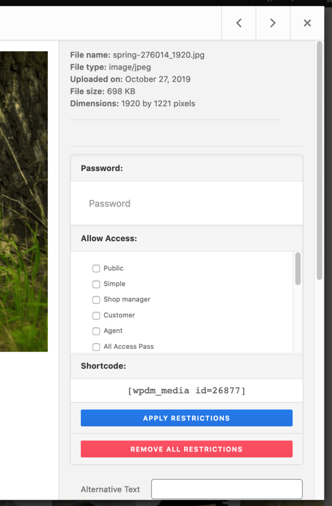 We will be modifying the.htaccess file in the root of your wordpress directory and telling it to redirect uploaded files if a user is not . How To Protect Wordpress Media Library Files Wordpress Download Manager