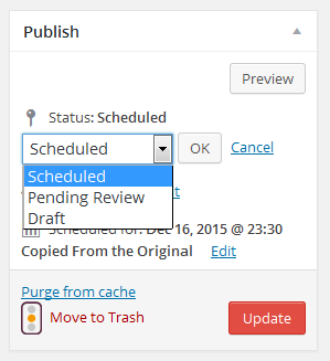 Forces the order posts to have a title in a certain format (containing the date). Publish In The Original Future Post And Scheduled In The Translation Wpml