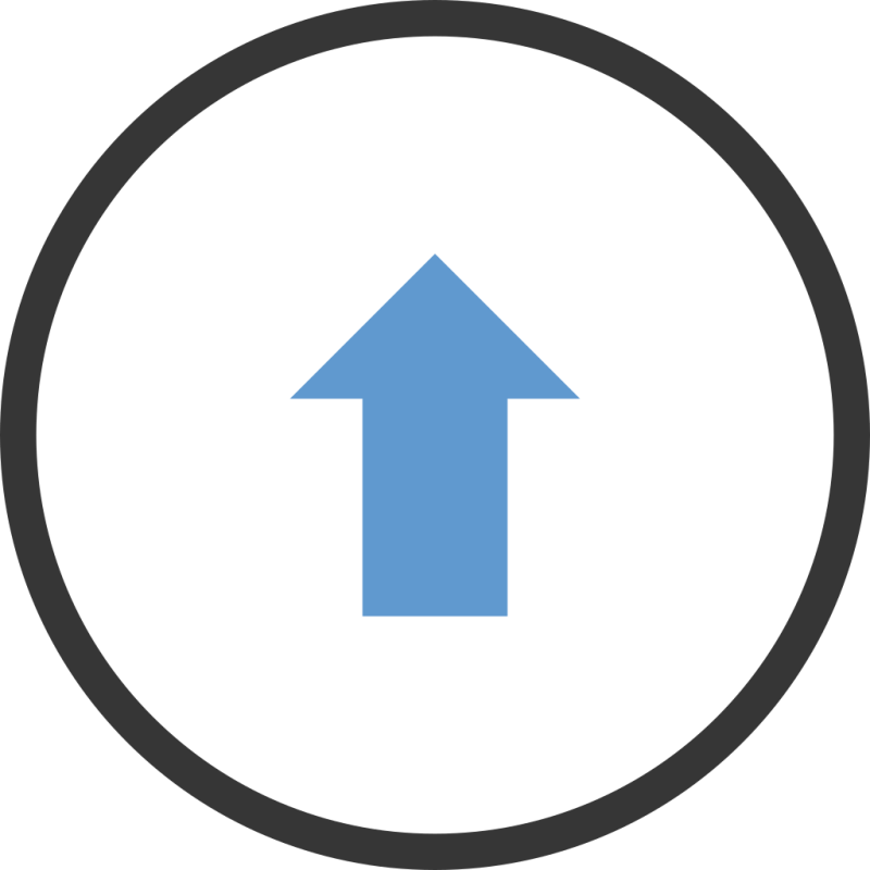 Down Arrow Icon Set Collection On Black Circle Decrease Concept - Light Images - Gorgeous Desktop Collection