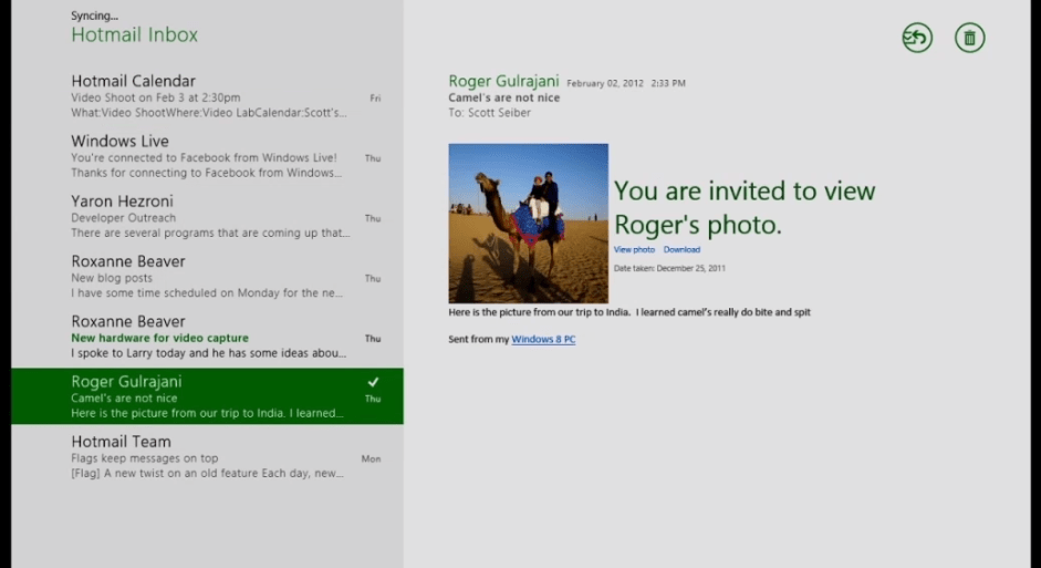 A First look at Windows 8 Metrostyle Communication apps All About