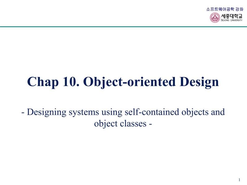 Ppt Chap 10 Object Oriented Design Designing Systems Using Self - Premium Colorful Image Gallery - Full HD