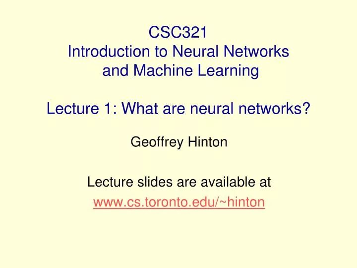Neural Networks Introduction Machine Learning Lecture - Desktop Space Pictures for Desktop