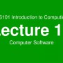 PPT - CS101 Introduction To Computing Lecture 10 Computer Software ...