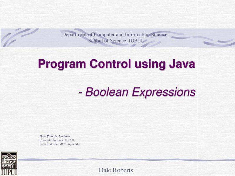 Ppt Program Control Using Java Boolean Expressions Powerpoint Presentation Id 1455855 - Best Ocean Images in Full HD