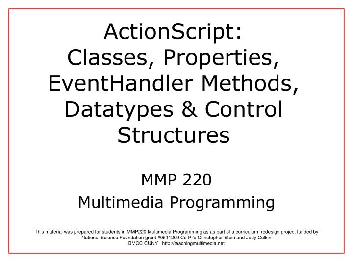 Ppt Actionscript Classes Properties Eventhandler Methods - Premium Gradient Art Gallery - 8K