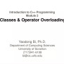 PPT - Introduction To C++ Programming Module 2 Classes & Operator ...