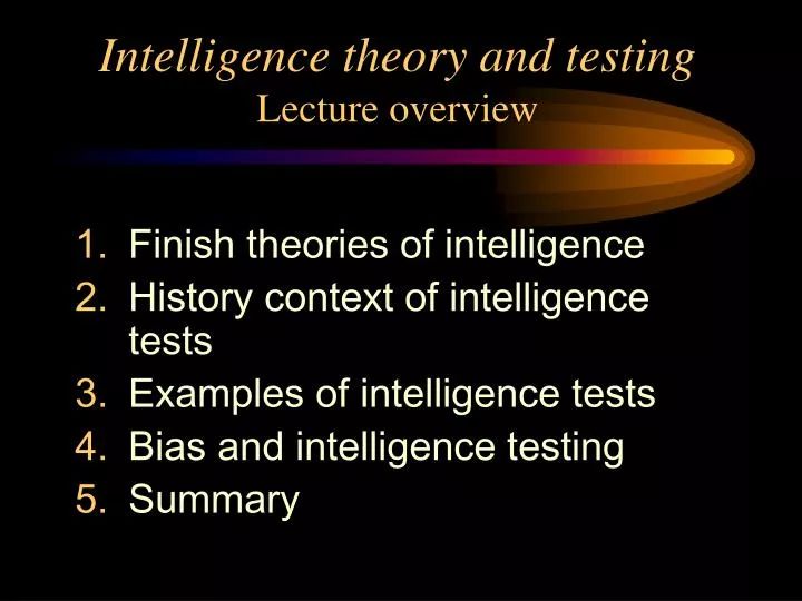 Cognition Lecture 9 Intelligence Intelligence Testing Is Concerned - Gradient Photos - Perfect HD Collection