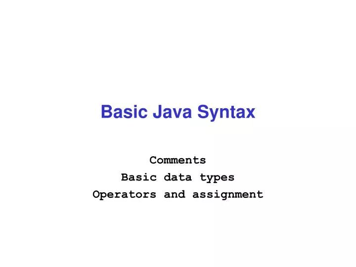 1 Basic Syntax Lesson 1 Java Basic Syntax When We Consider A Java - Geometric Photos - Ultra HD Desktop Collection