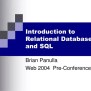 PPT - Introduction To Relational Databases And SQL PowerPoint ...