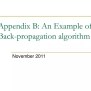 PPT - Appendix B: An Example Of Back-propagation Algorithm PowerPoint ...