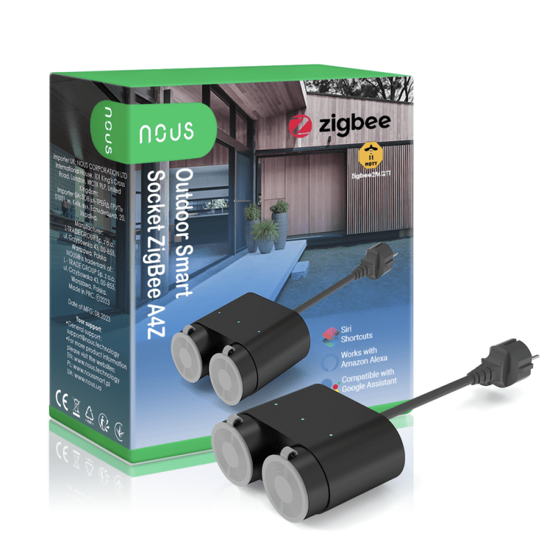 Double prise ZigBee NOUS A4Z