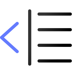 Paragraph Decrease Indent Icon Download On Iconfinder - Premium Abstract Illustration Gallery - 4K