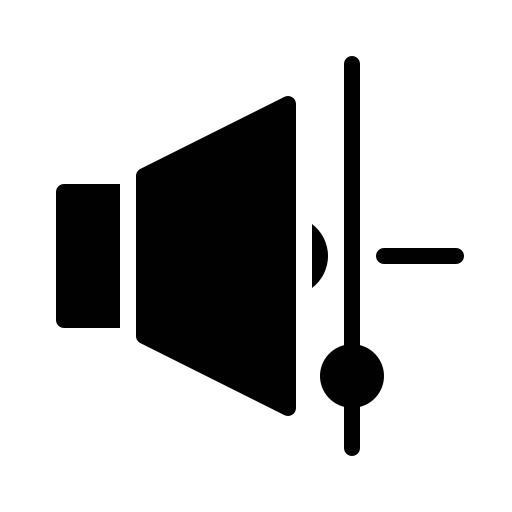 Decrease Down Multimedia Sound Speaker Volume Icon - Download Amazing Ocean Art | Mobile