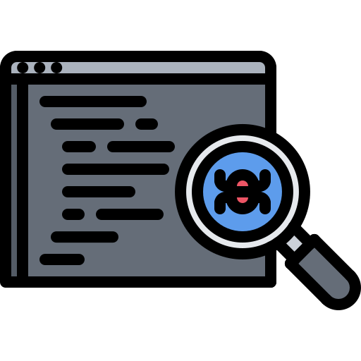 Bug Code Develop Developer Program Programming Search Icon - Stunning High Resolution Nature Arts | Free Download