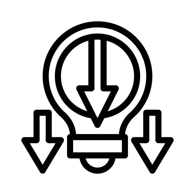 Fall Decrease Loss Icon Download On Iconfinder - High Resolution Dark Illustrations for Desktop