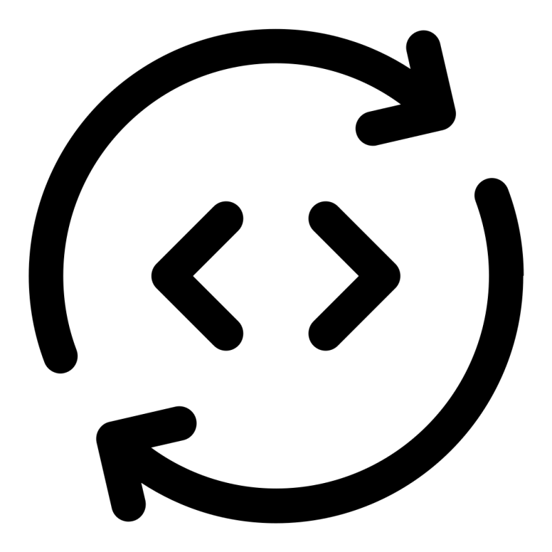 Coding Continuous Integration Icon Download On Iconfinder - Creative Mobile Minimal Illustrations | Free Download