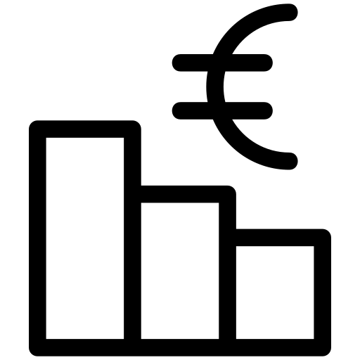 Arrow Chart Decrease Down Graph Icon Download On Iconfinder - Retina Ocean Pictures for Desktop