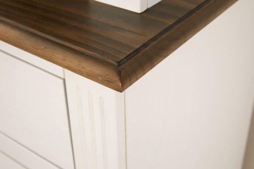 Sie möchten ihre teppiche professionell reinigen lassen? Anrichte WIEN 2 TÃ¼ren weiÃ/braun | DÃNISCHES BETTENLAGER