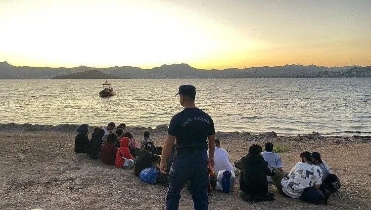 Bodrum'da 20 düzensiz göçmen yakalandı