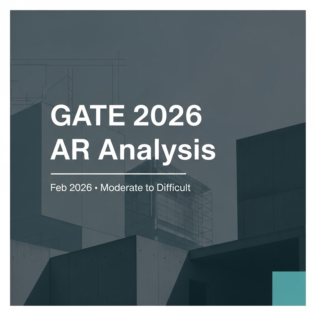 GATE 2026 Planning AR Paper Analysis Cutoff Trends 