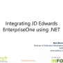 PPT - Integrating JD Edwards EnterpriseOne Using .NET PowerPoint ...