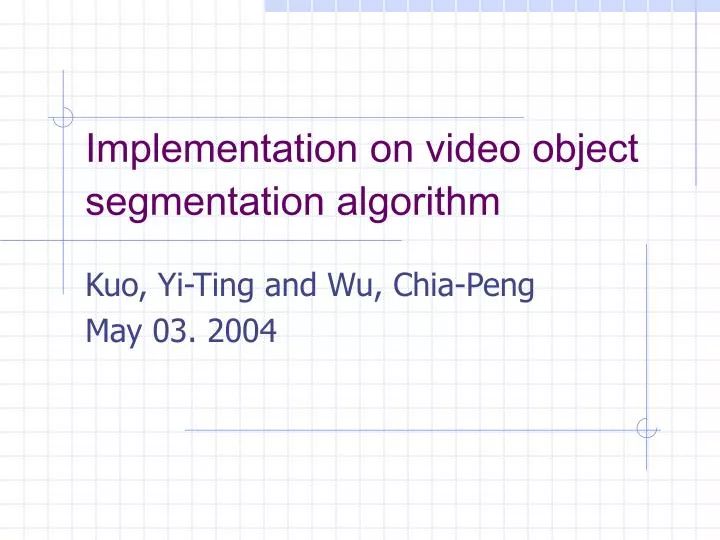 Strategy For Efficient Video Object Segmentation A Input Video B - Premium Light Illustration Gallery - HD