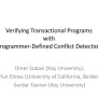 PPT - User-Defined Conflict Detection For Transactional Programs ...