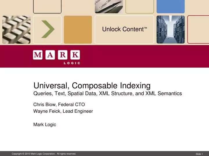 Ppt Universal Composable Indexing Queries Text Spatial Data Xml - Best Nature Designs in Retina
