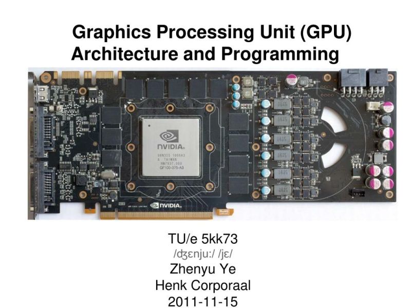 8 4 Gpu Architecture And Programming Pdf Graphics Processing Unit - Premium Minimal Art Gallery - High Resolution