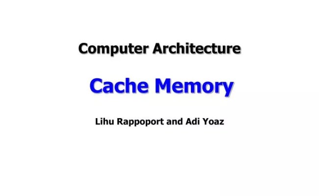 PPT - Computer Architecture Cache Memory PowerPoint Presentation, Free ...