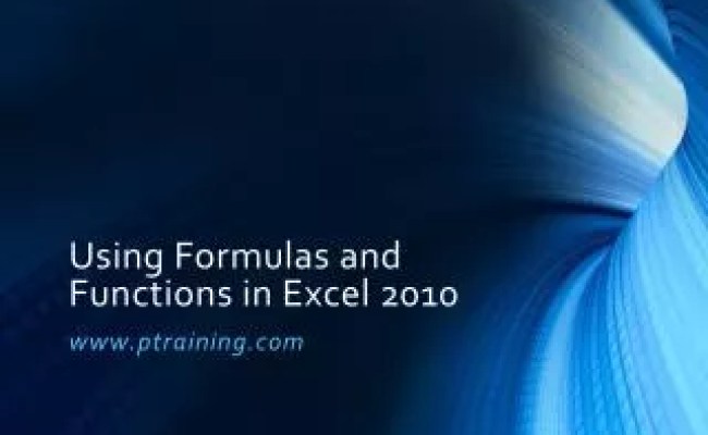 PPT - Excel Formulas And Functions PowerPoint Presentation, Free Download - ID:3602913