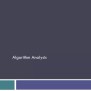 PPT - Algorithm Analysis PowerPoint Presentation, Free Download - ID ...