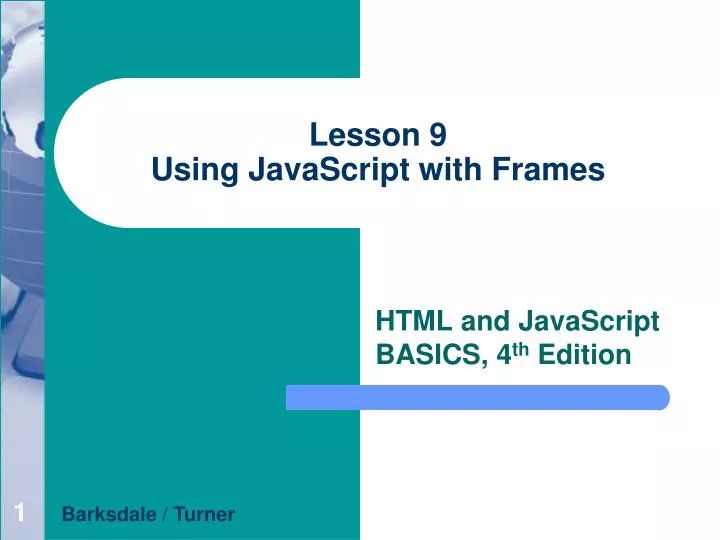 Ppt Lesson 9 Using Javascript With Frames Powerpoint Presentation - Premium Vintage Picture Gallery - 8K