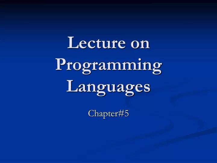 Lecture 25 Ppt Programming Languages Computing - 8K Geometric Wallpapers for Desktop