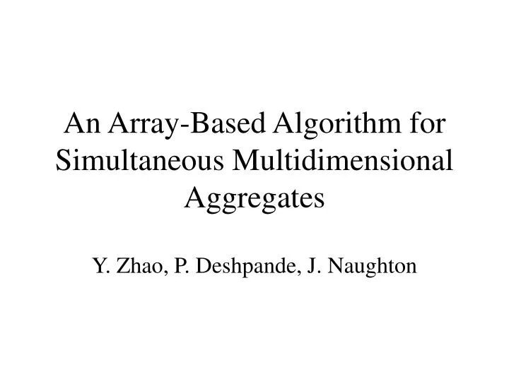 Pdf An Array Based Algorithm For Simultaneous Multidimensional Aggregates - Ultra HD Gradient Backgrounds for Desktop